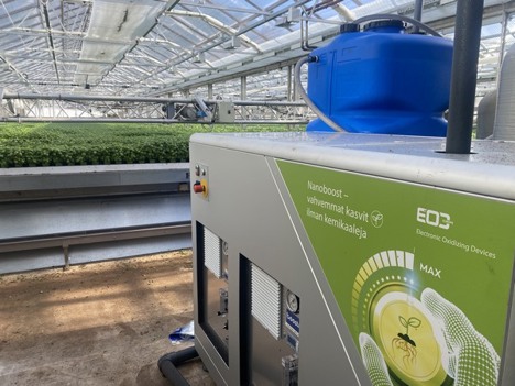 Increasing the oxygen levels in irrigation water for a healthier growth