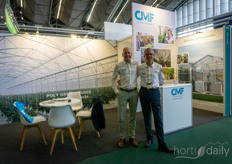 Rudy Stourm and Renauld Josse from the French greenhouse builder CMF