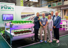 The team of FGM had their own booth at the fair this year. Jeff Warschauwer talked more about the collaboration with Rovero, for whose greenhouse Horti-House they are the North American representative.