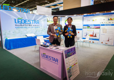 Tony Cheng from Ledestar had seen a lot of traffic given the high interest in efficient LED lighting.