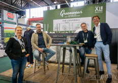 Pirita Luolamaa-Vollebregt from Novarbo Oy, Jan van Geest and Ton van der Wel, Esperit Plant, and Roland van Gulik, Greenwear XL