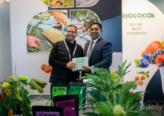 Toussef Smyjey from Ceres represents various companies in Morocco to make the cultivation there more sustainable. In the photo with Shan Halamba from Riococo.