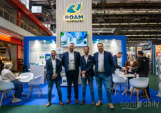 The team of Roam Technology: Jelle van den Borne, Evgeny Serdega, Bram Roosen, and Jef van Gorp