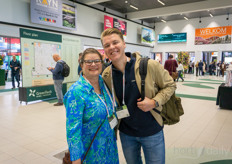 Connie Bradt from AMA Hort and Jacob-Jan van Laar, from Van Nifterik