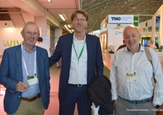 John van der Knaap, Joep van den Bosch (Ridder) and Michiel van Spronsen (Glascom)