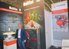 Peter van der Putten (Vostermans) with the energy-efficient Multifan