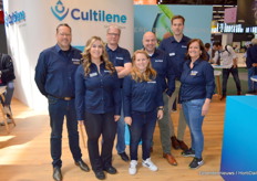 Klaasjan Lautenbach, Yentl Blokstra, Remy Maat, Michelle Riedelsperger, Ruud van Gils, Thom van Wesel, and Mariëlle Klijn from Cultilene. Substrate producer Saint-Gobain Cultilene and substrate sensor supplier Growficient are joining forces in a new partnership.