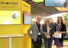 Team Robocrops at GreenTech Amsterdam: Maurice Wubben, Colinda de Beer, and Liesbeth Leurs