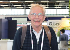 Ron Peters with Future Growing is enjoying himself at GreenTech, while advising growers such as Ott Gemüse.