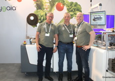 Rob van der Meer, Eduard Wagenmans, and Raymond van Ispelen at the Nygaia Plugline. 