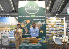 Maria Rodriguez and Miguel Ayuso from MSC Greenhouses, they are going to start a project in Peru.