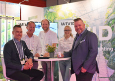 Joakim Wincent, Erik Wikstrom and colleague from Wivid together with Adam Sandstrum and Janne Makilo from the Primo Group, LED upgrade and cost-effective lighting.