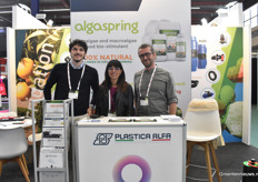 Vittorio, Stefania, and Mimmo from Plastica Alfa, supplier of irrigation systems