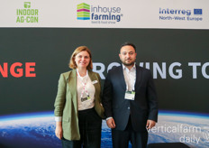 Yuliya Bondarenko and Subhan Mammadov from the DLG were very enthusiastic about the upcoming Inhouse Farming show in November.