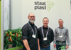 The three men of StaalPlast: Lars Wildenschild (CEO), Flemming Jørgensen (Sales Manager) and Jacob Sørensen (owner and R&D expert). The company recently celebrated the 40th anniversary of the family business that has been making custom trays for horticulture for many years.