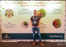 Olivier Paulus with Vertiberry came with good news from the North American market. He will move to Quebec himself to fully focus on a large strawberry project in the startup phase.