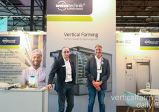 Evgeny Andrachnikov and Christoph Löhner are happy that Weisstechnik is getting more projects for vertical farming again.