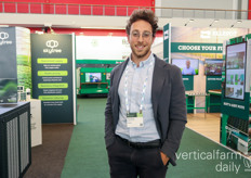 Paolo Sardella from the Danish vertical farm Nordic Harvest