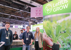 Andrew Worrall, Jack Farmer, and Mathilda Gustavsson met LettUs Grow who presented their Aeroponic rolling benches but at the same time also launched their cultivation software Ostara at the GreenTech.