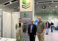 Endre Harnes and Martin Molenaar at the Avisomo booth with Joel Cuello