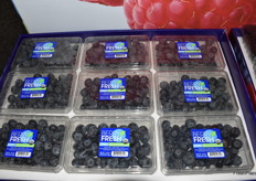 Blueberry display from Berry Fresh.